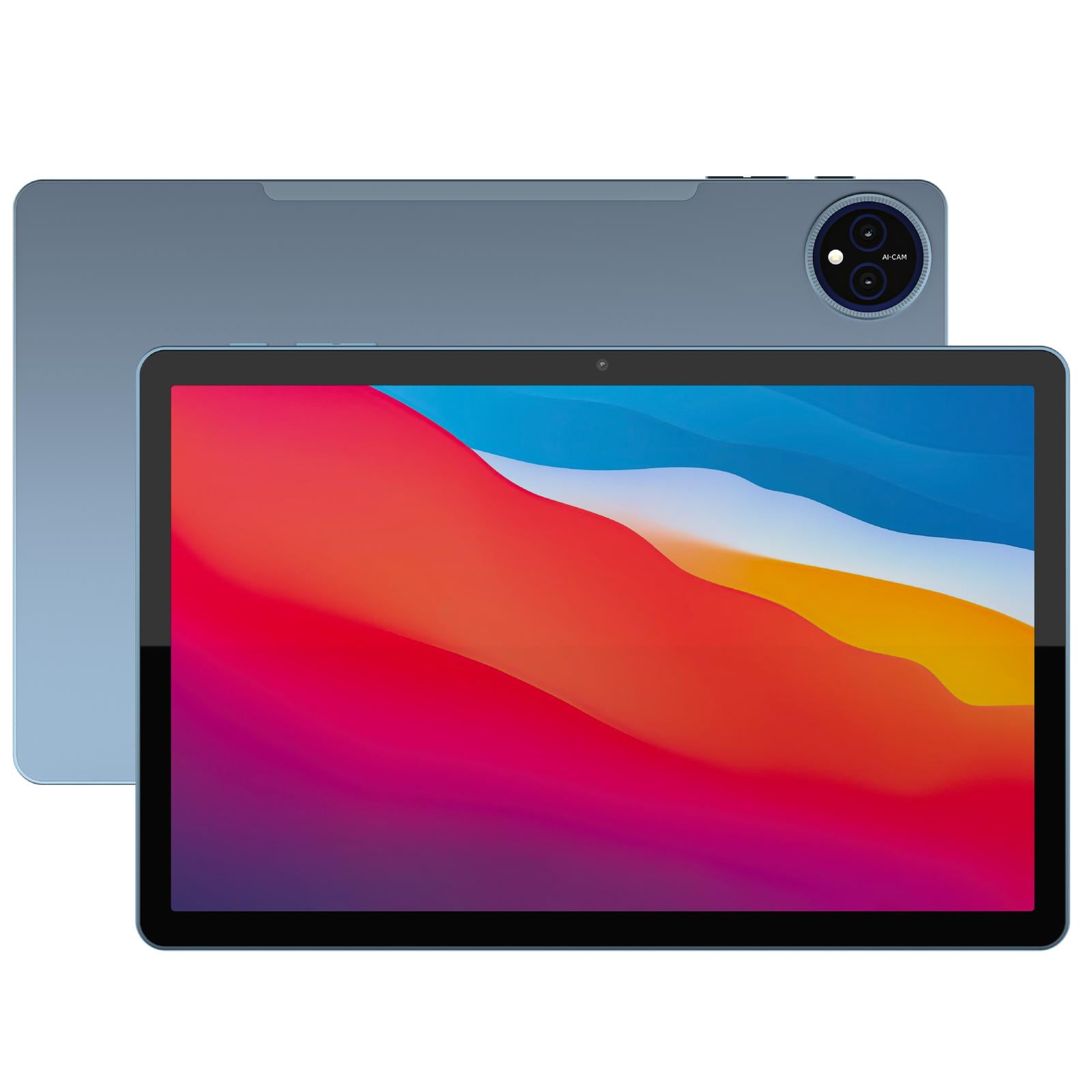 tabtoday 11 inch Tablet with Case, Android 14, Octa-Core Processor 128GB ROM - Blue